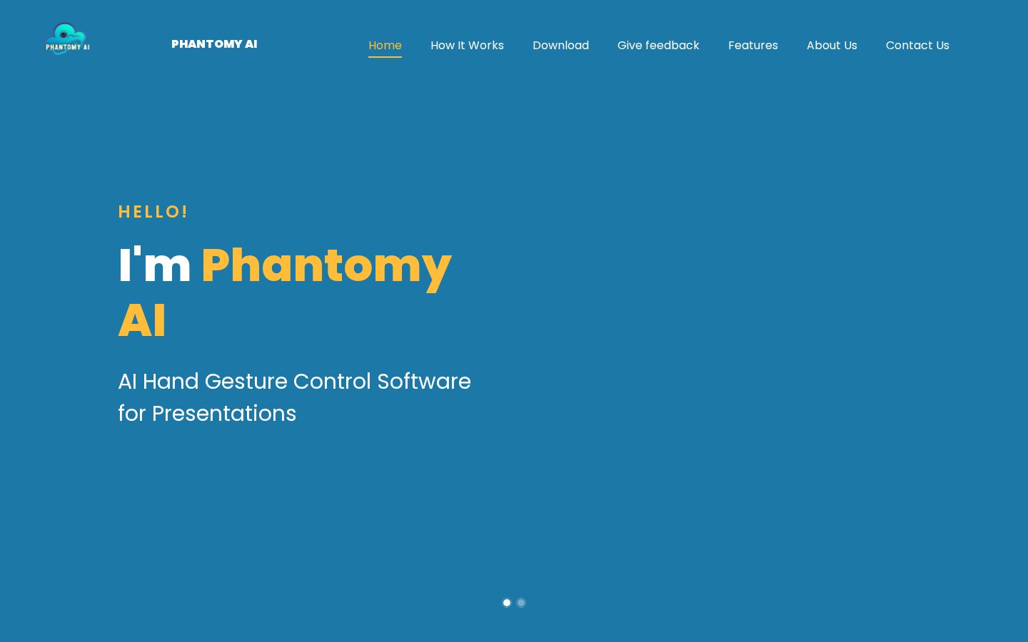 Phantomy AI Homepage