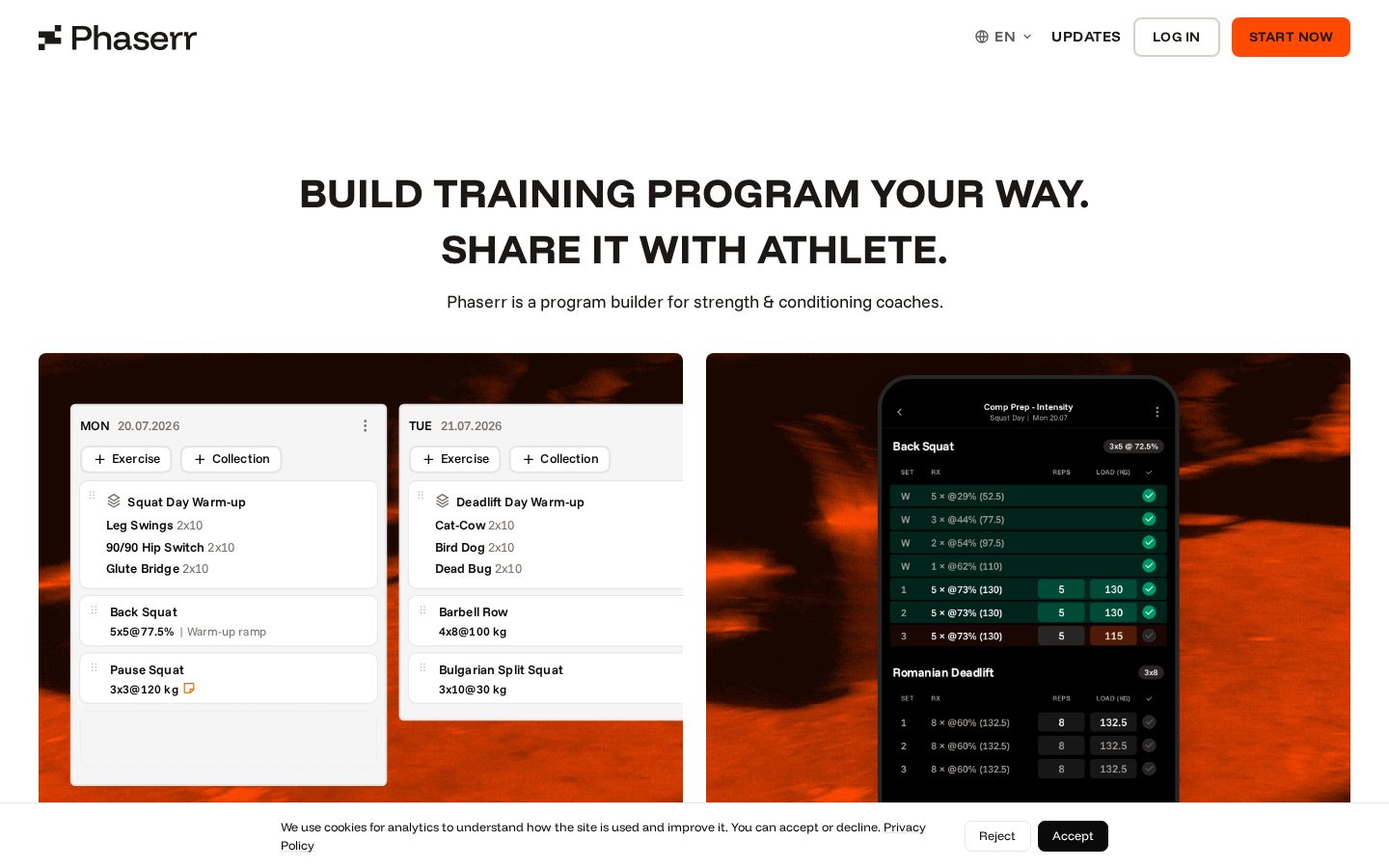 Phaserr Homepage