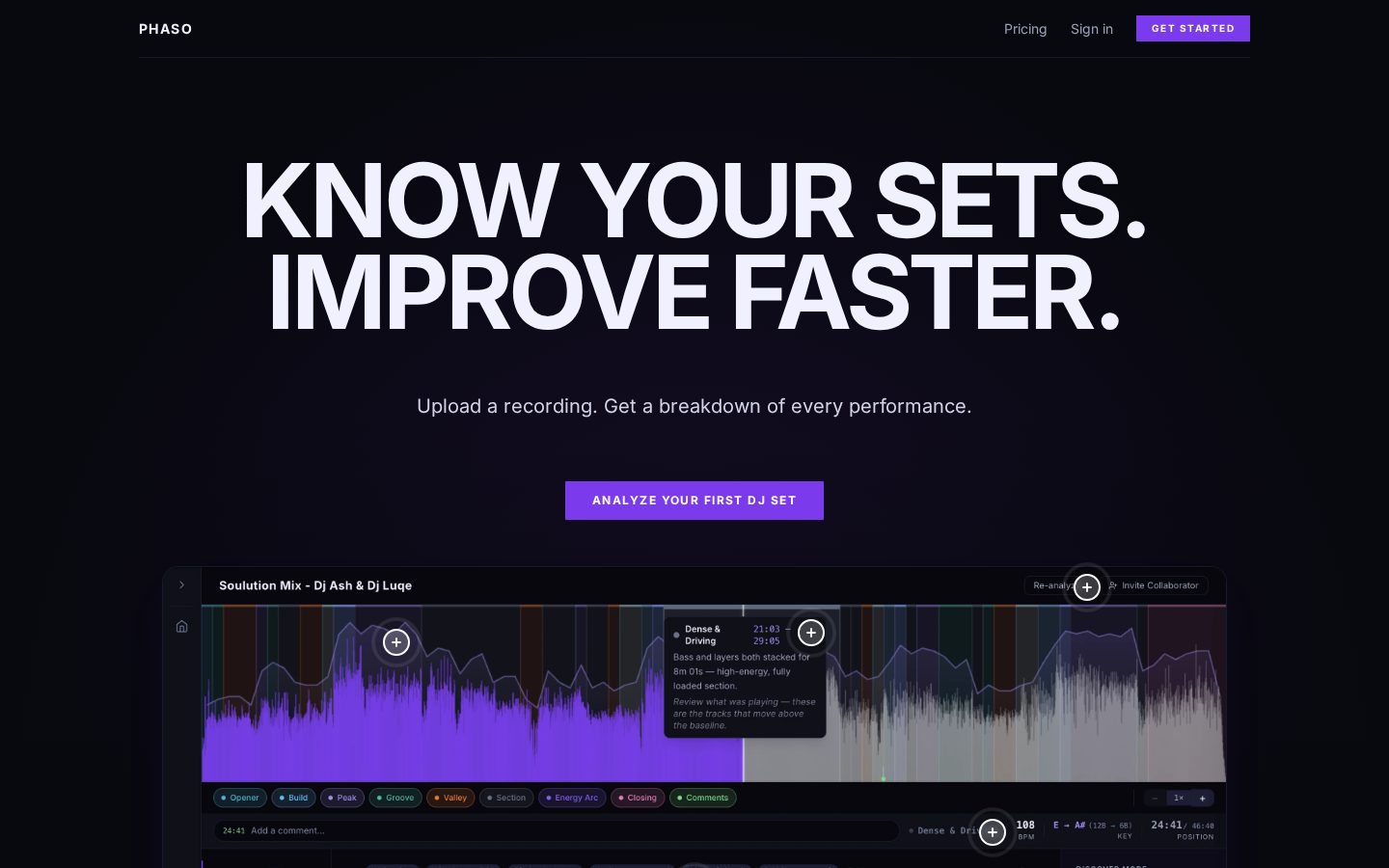 Phaso Homepage