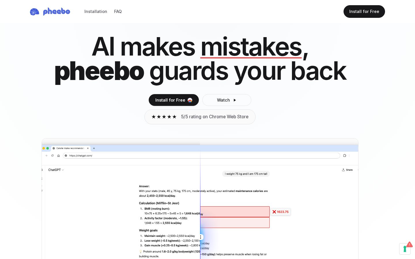Pheebo Homepage