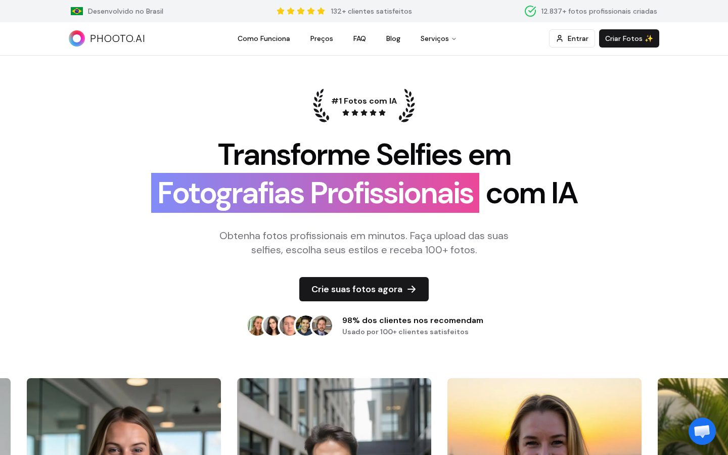 PHOOTO.AI Homepage