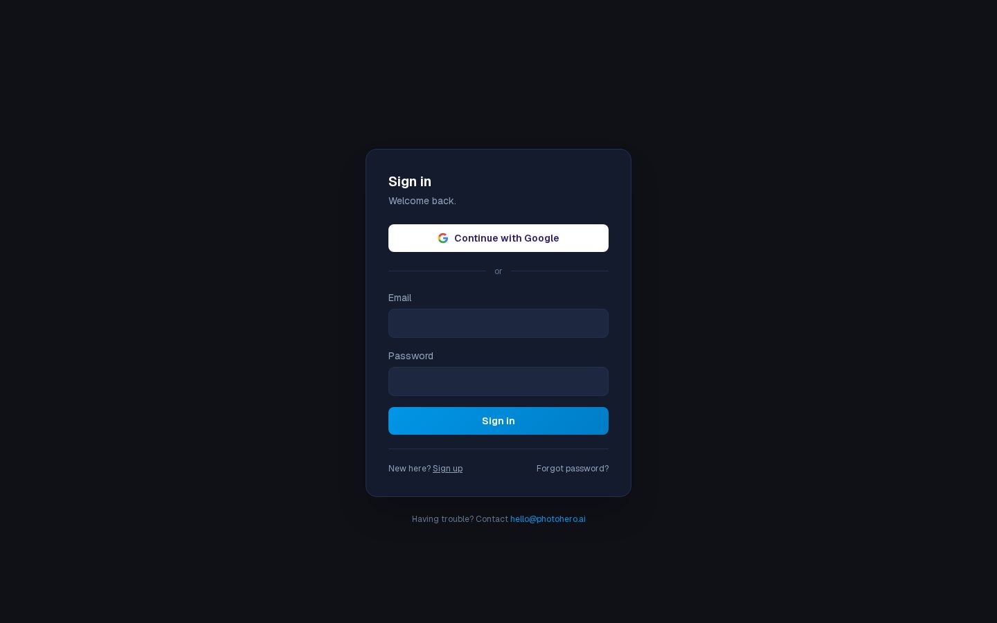 PhotoHero Pricing