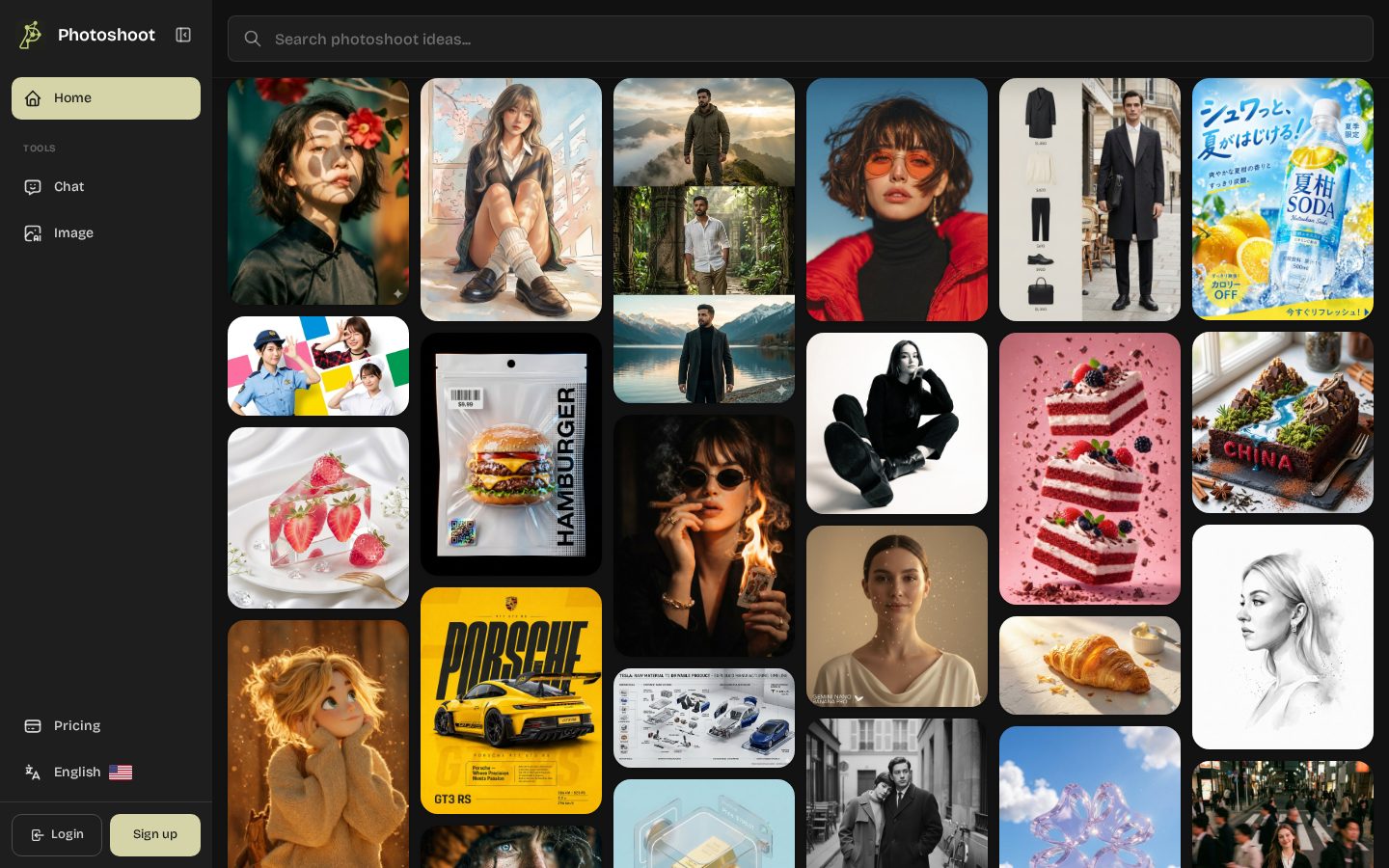 PhotoShoot Homepage