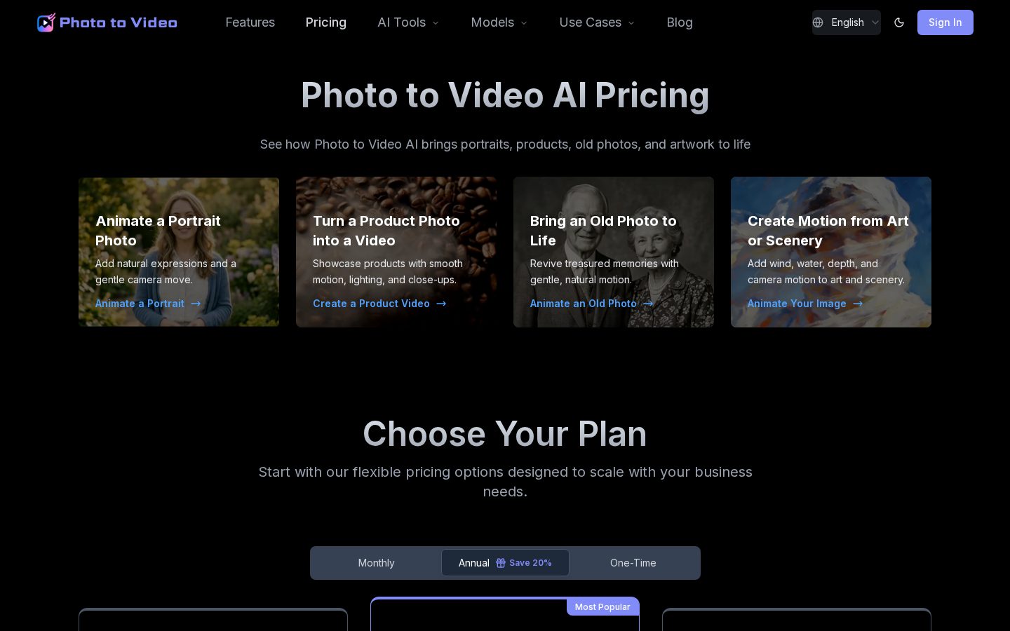 photovideos Pricing