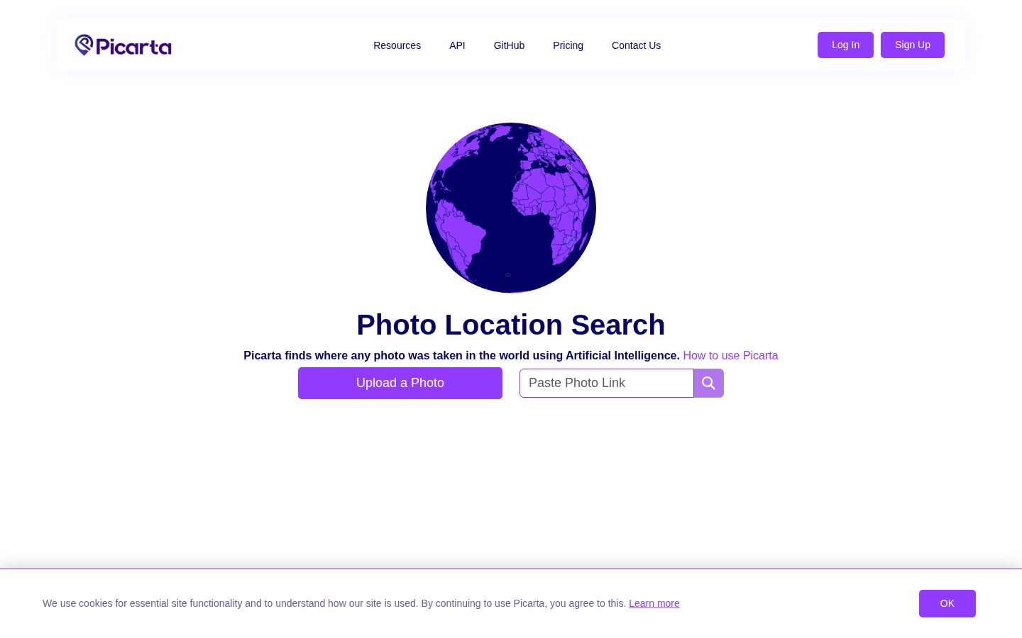 Picarta Homepage