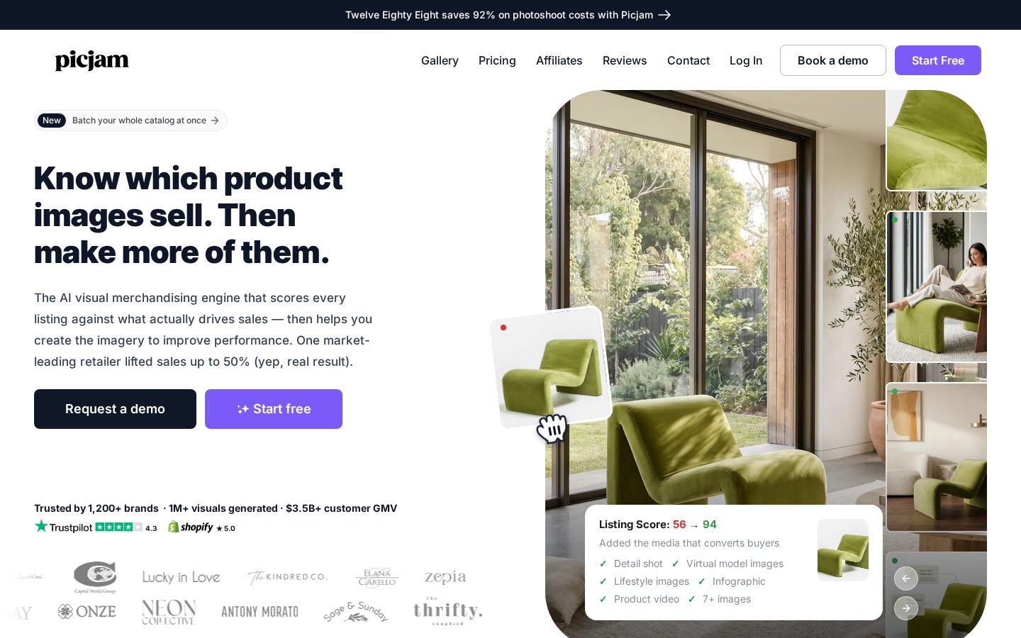 Picjam Homepage