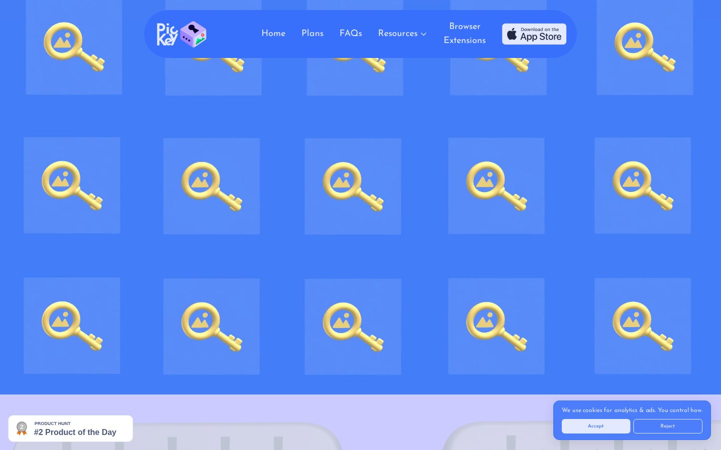 PicKey AI Homepage