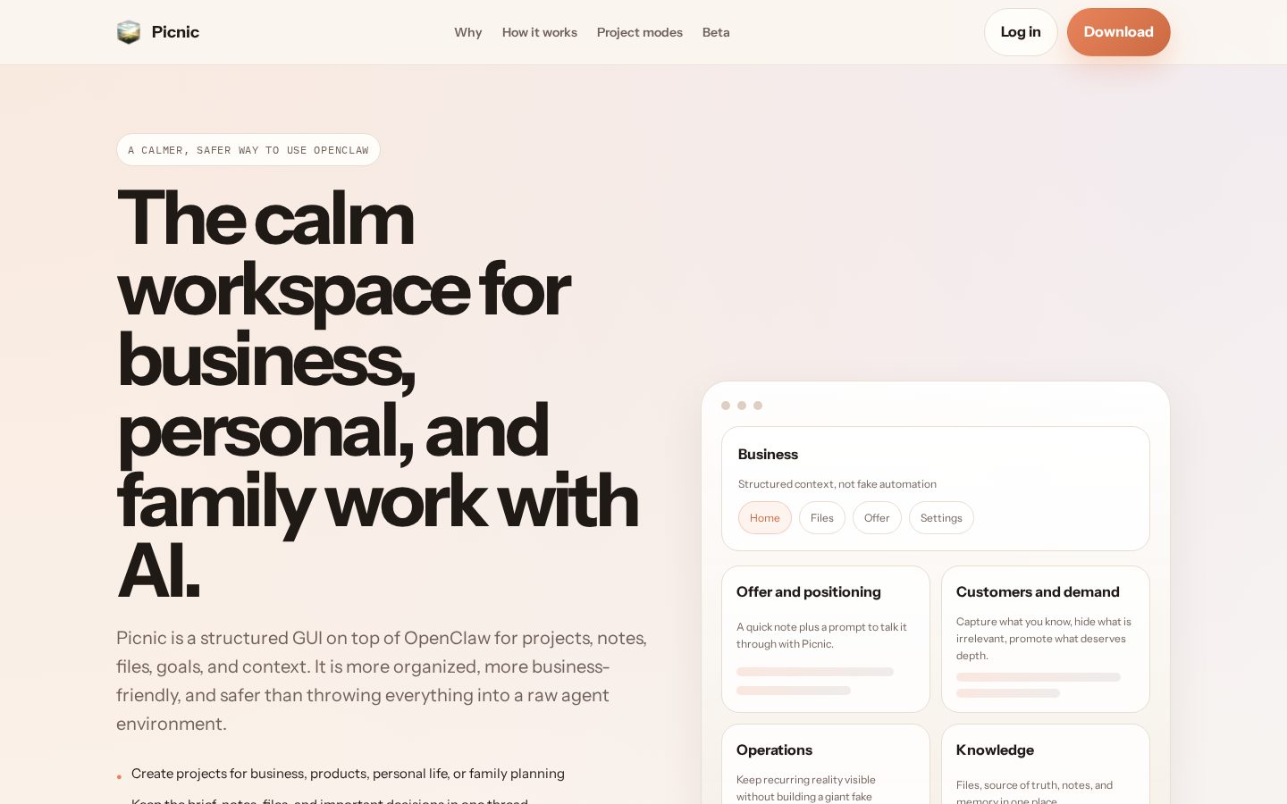 Picnic Homepage