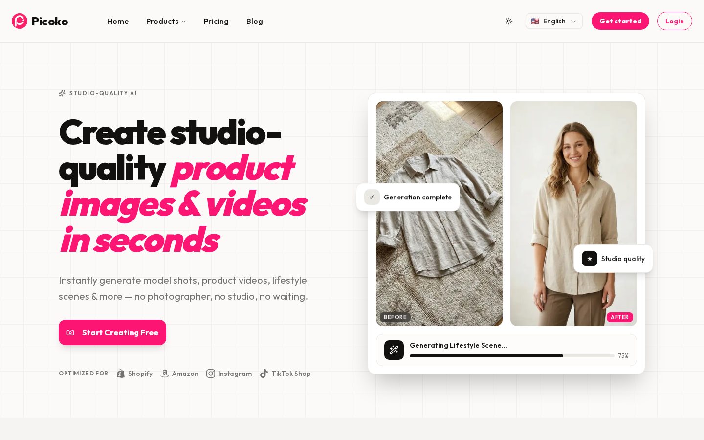 Picoko Homepage