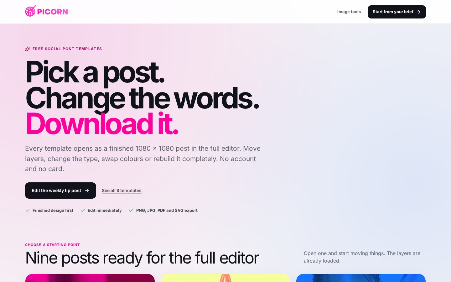 Picorn Homepage