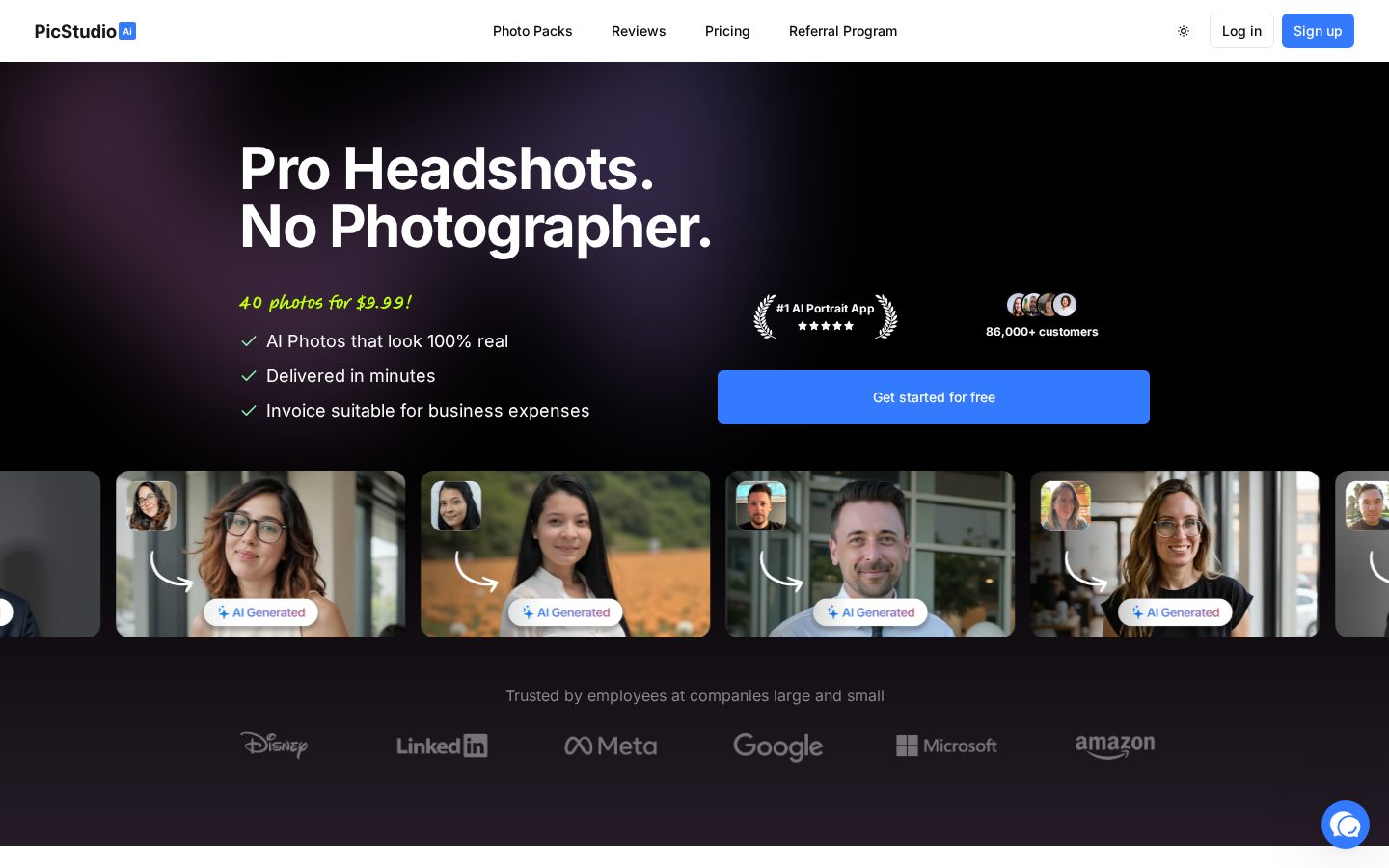 PicStudio.AI Homepage