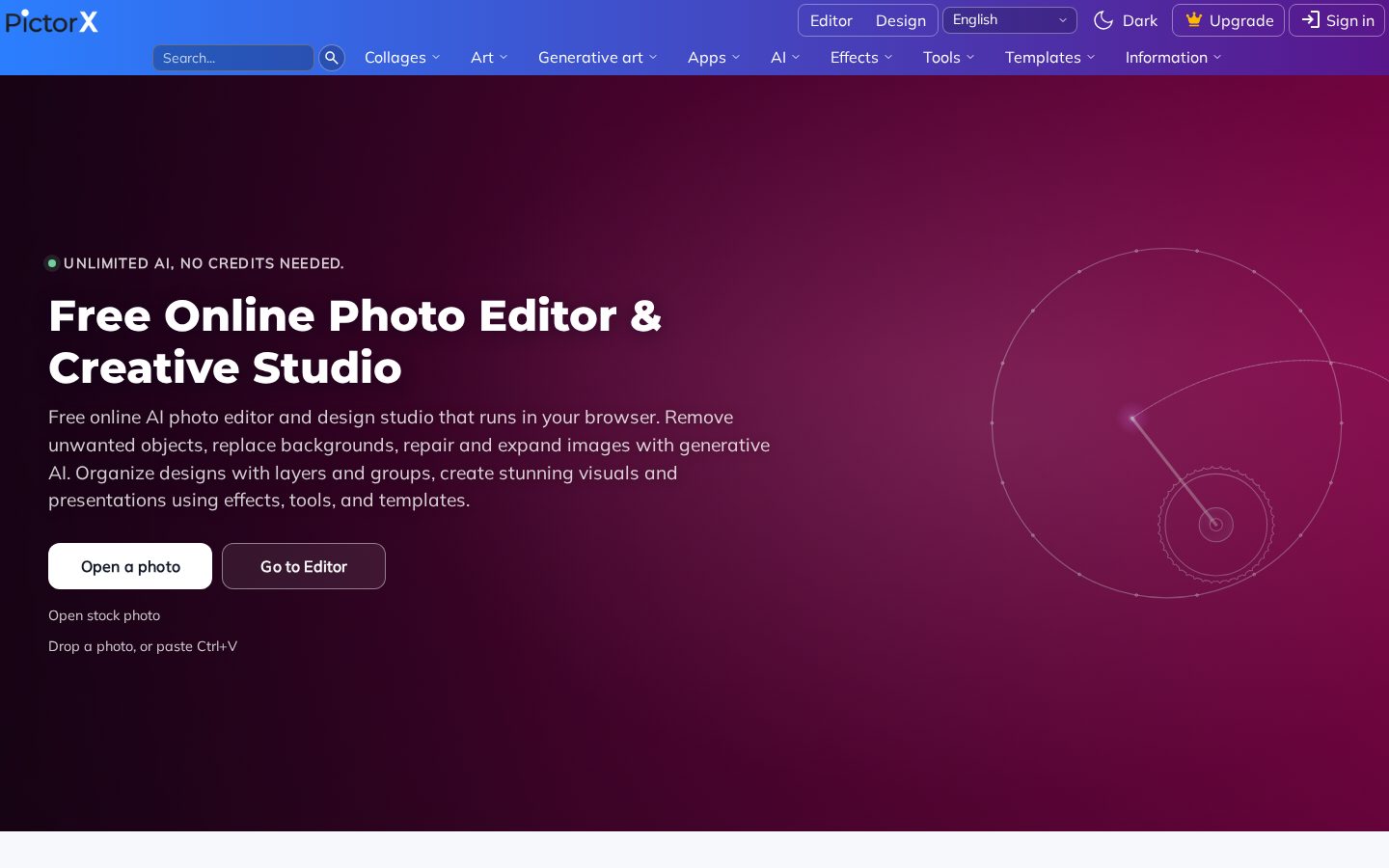 PictorX Homepage