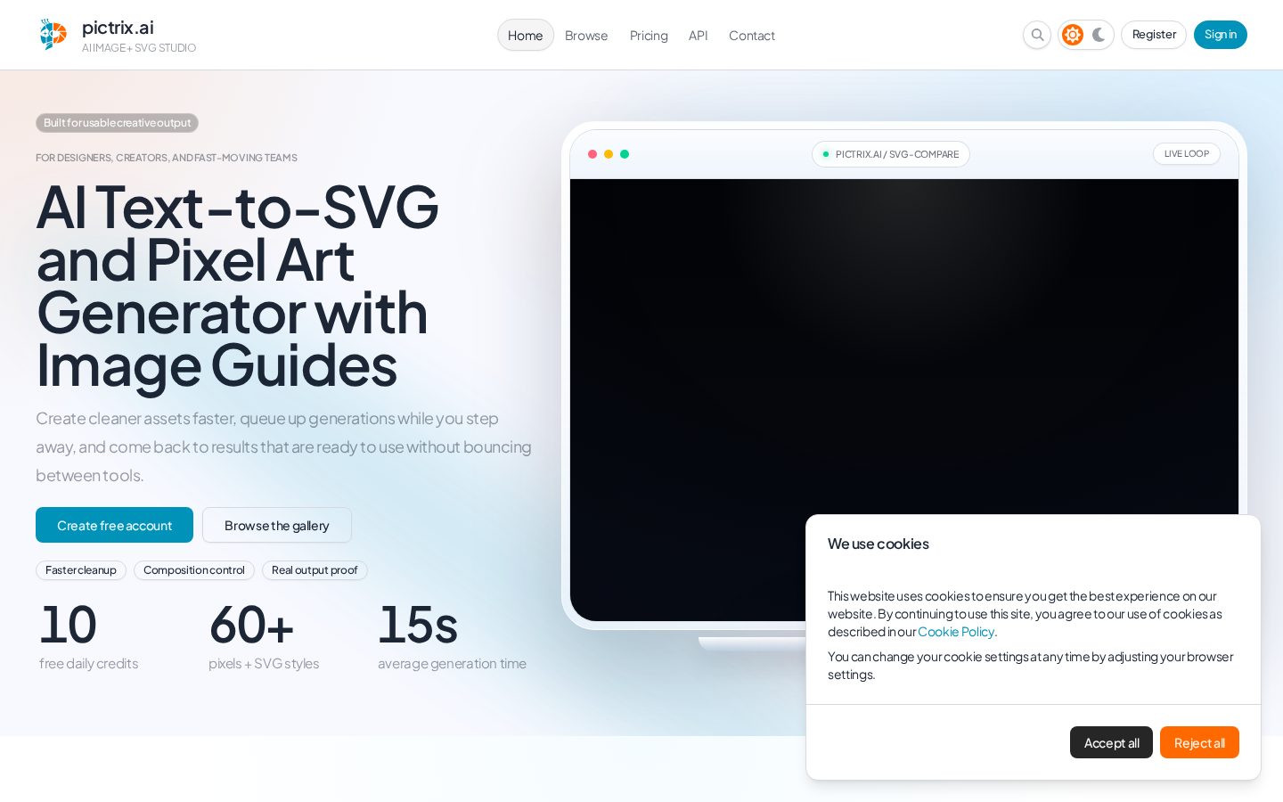 PicTrix Homepage