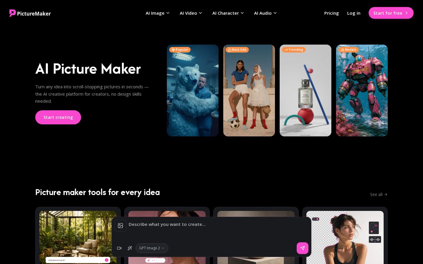 PictureMaker Homepage