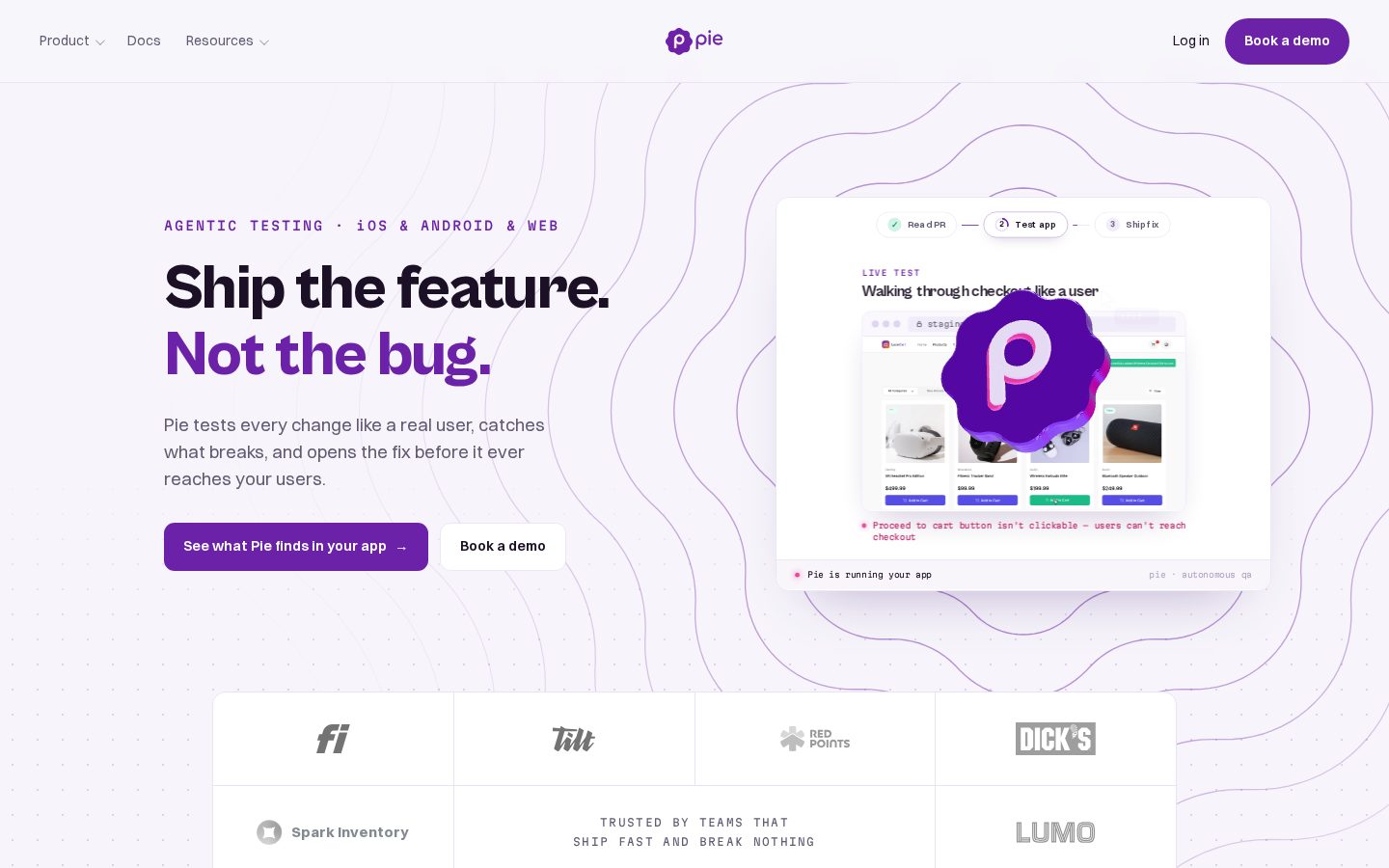 Pie Homepage