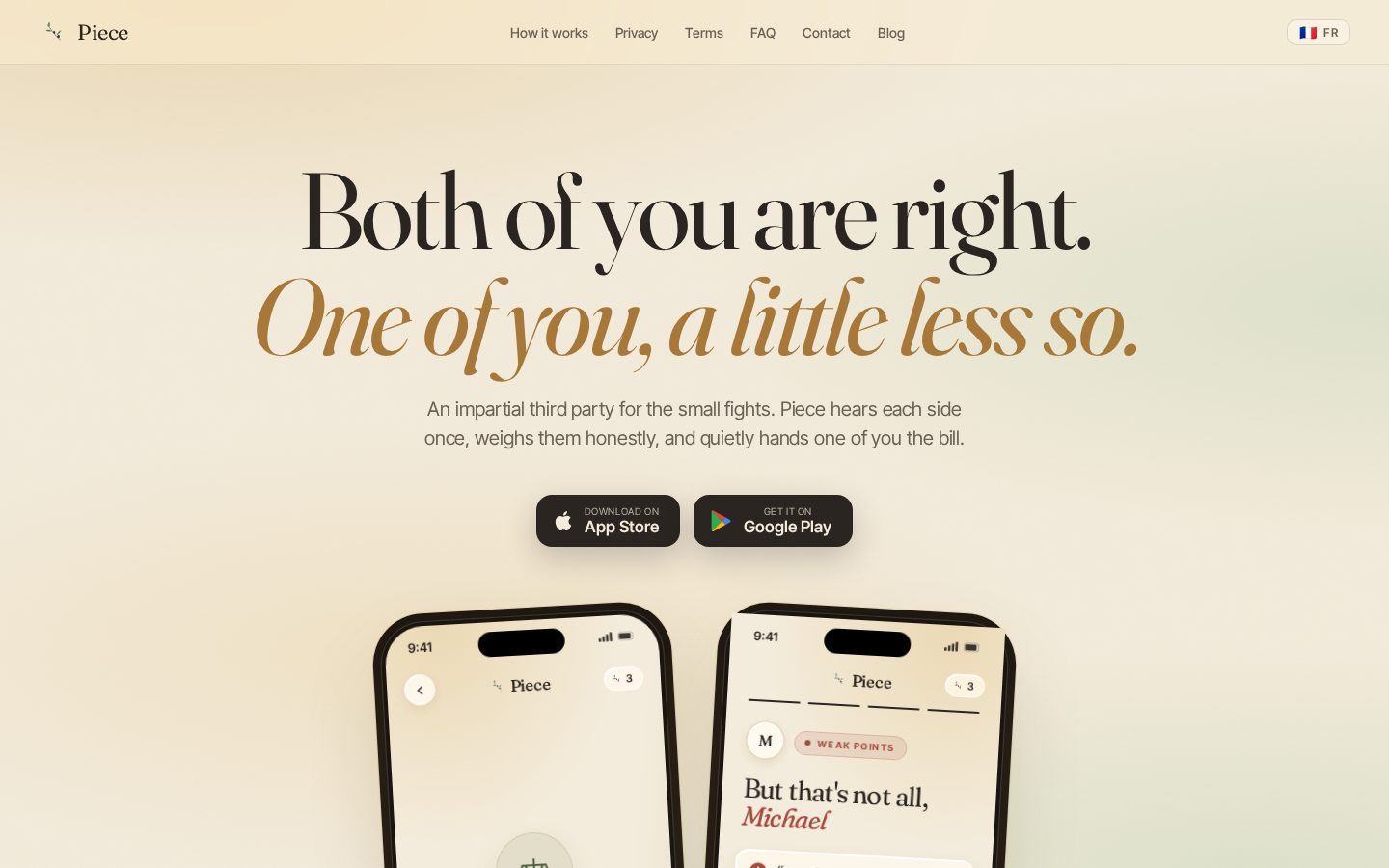 Piece Homepage