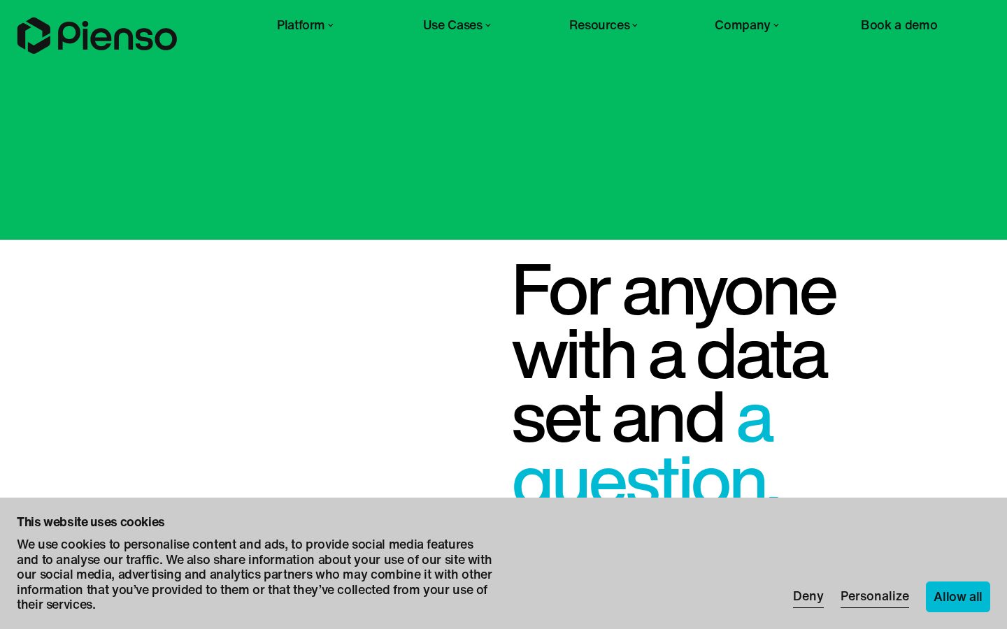Pienso Homepage