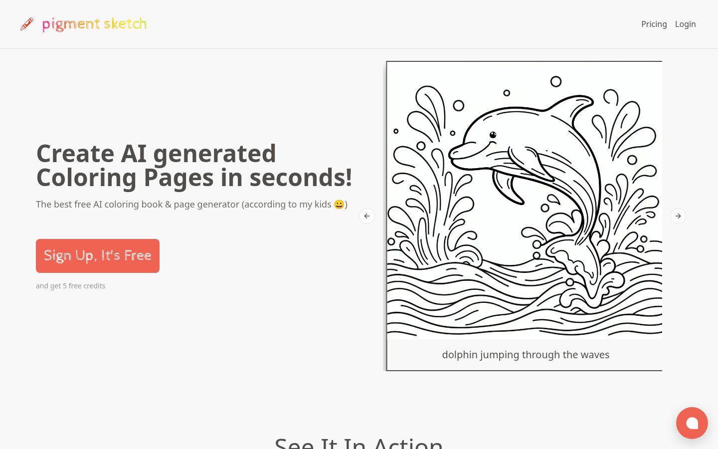Pigment Sketch Homepage