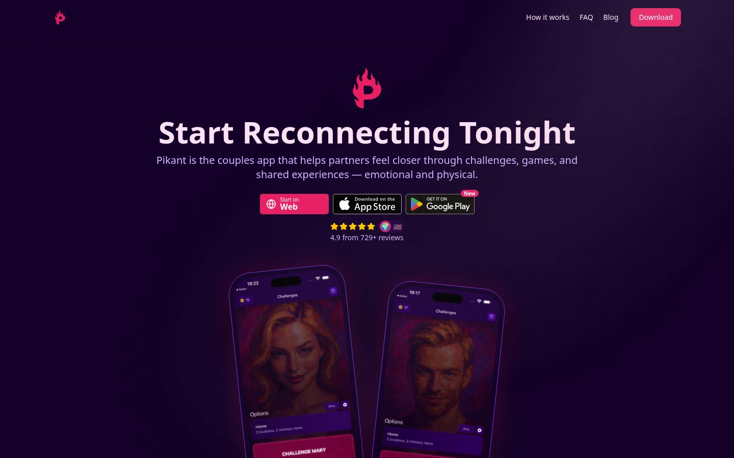 Pikant Homepage