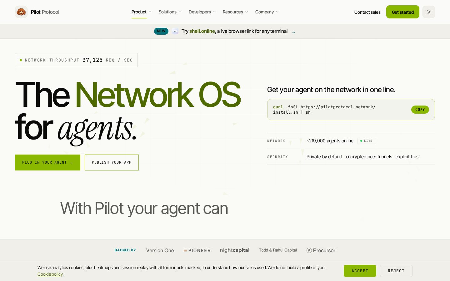 Pilot Protocol Homepage