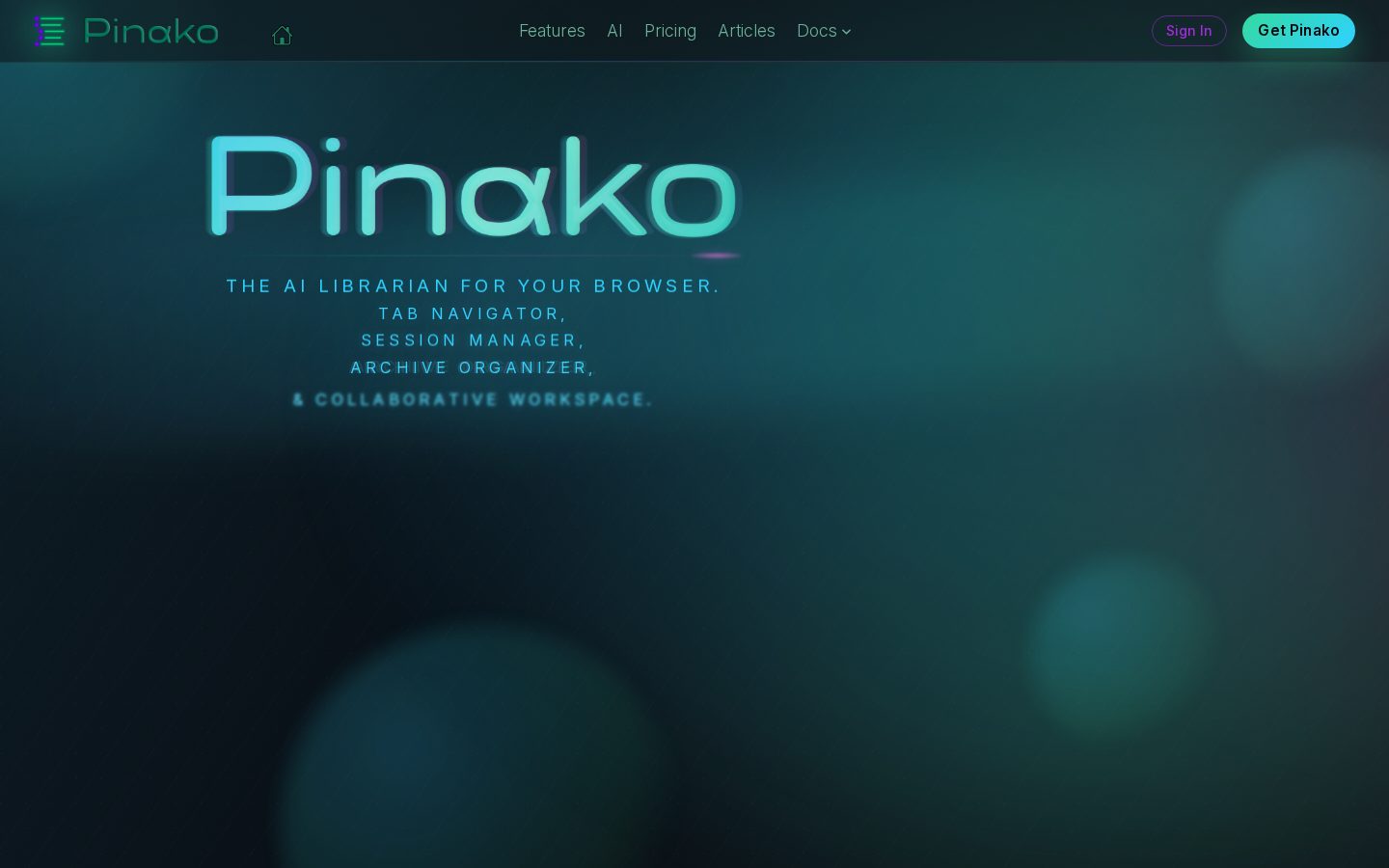 Pinako Homepage