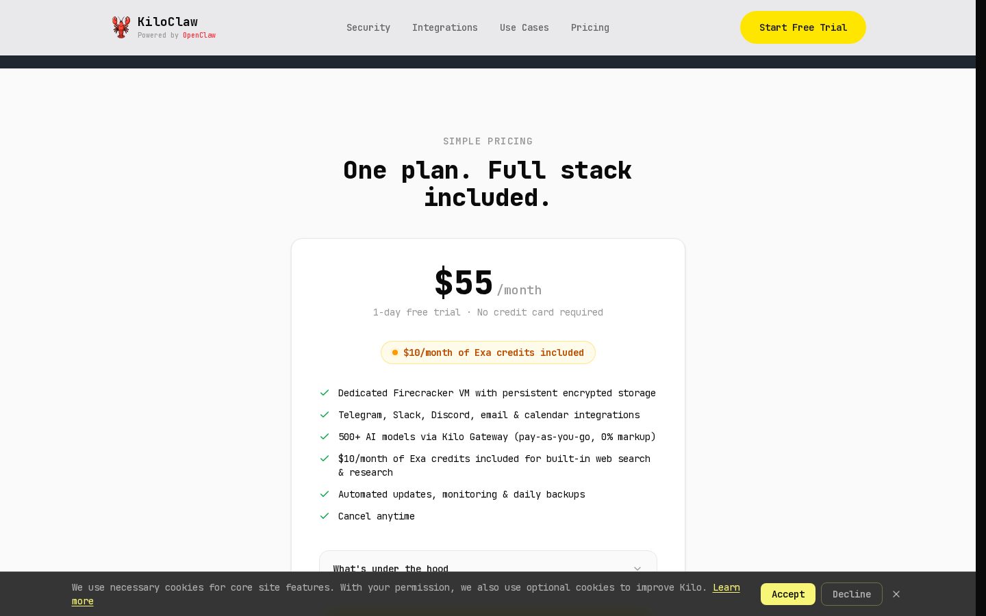 PinchBench Pricing