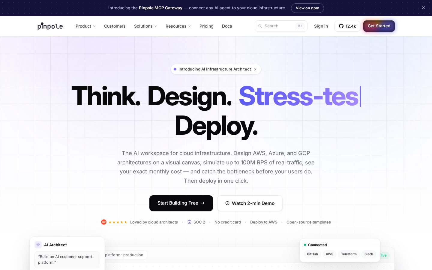 pinpole Homepage