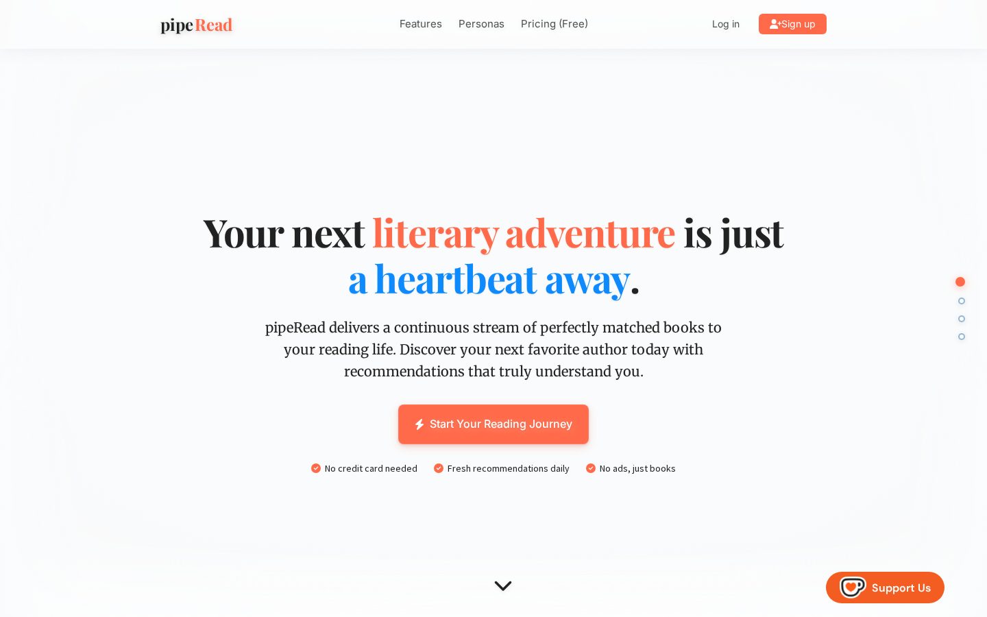 pipeRead Homepage