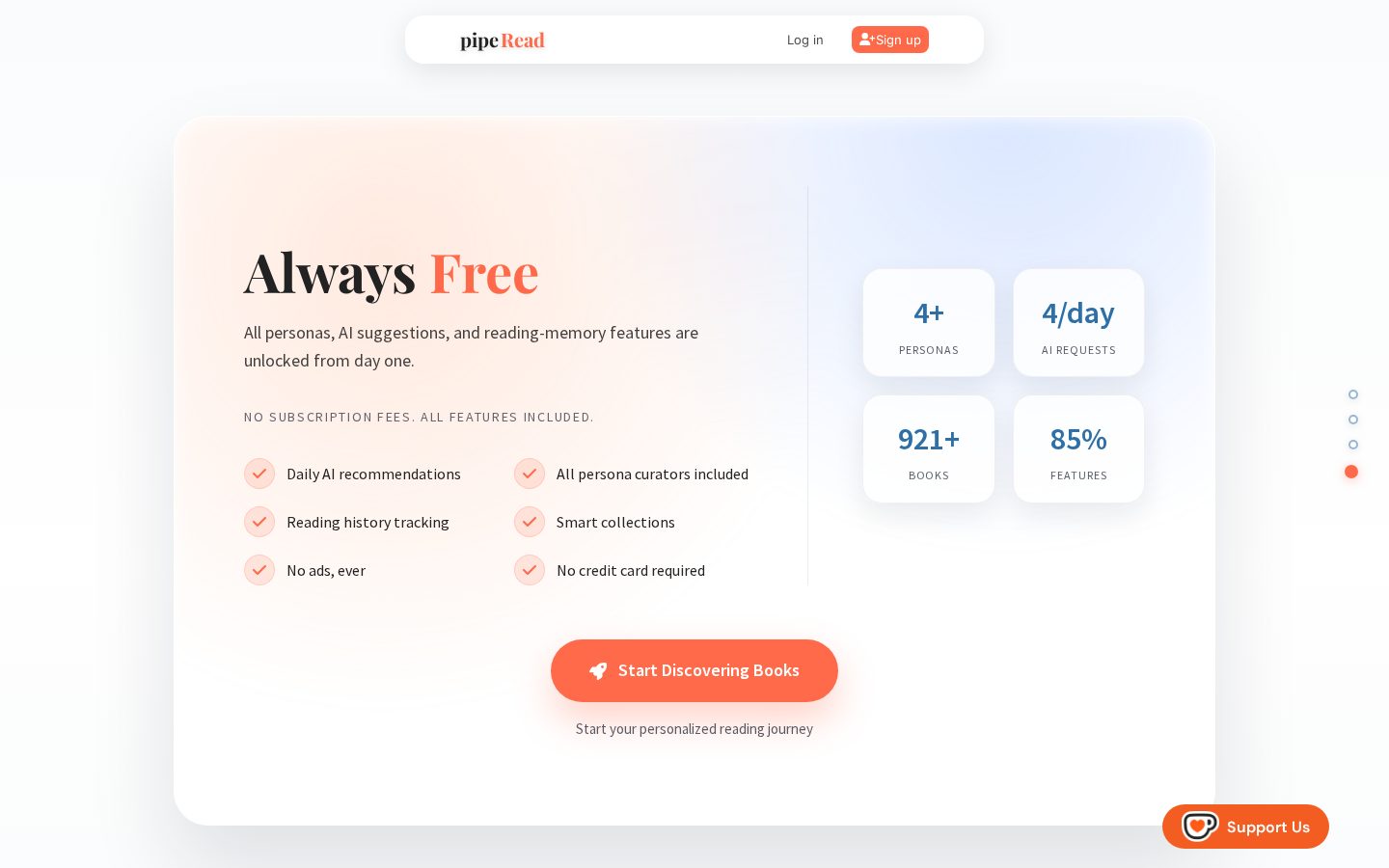 pipeRead Pricing