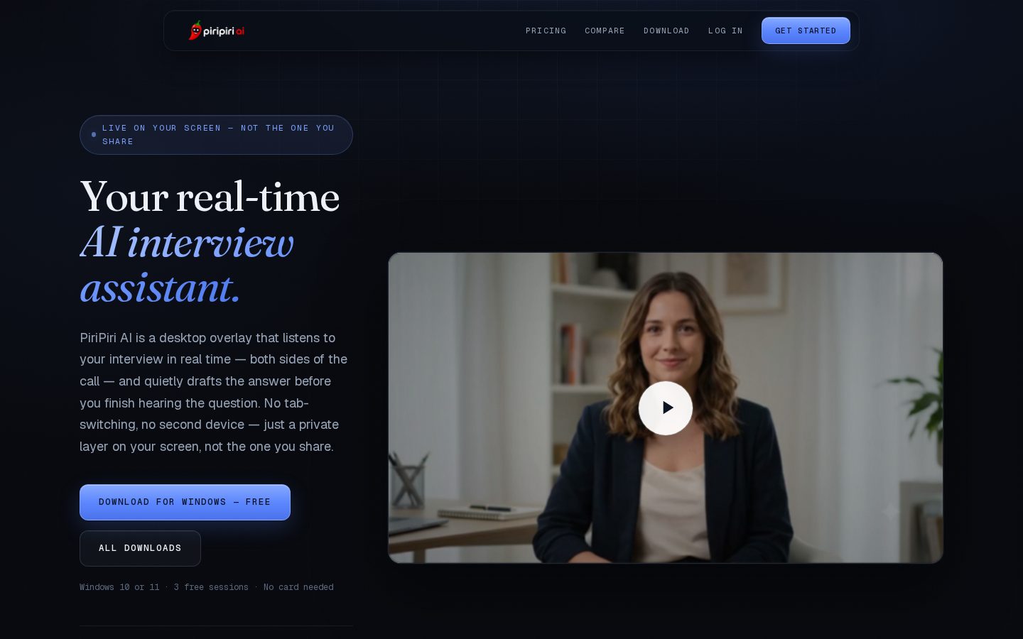 PiriPiri AI Homepage