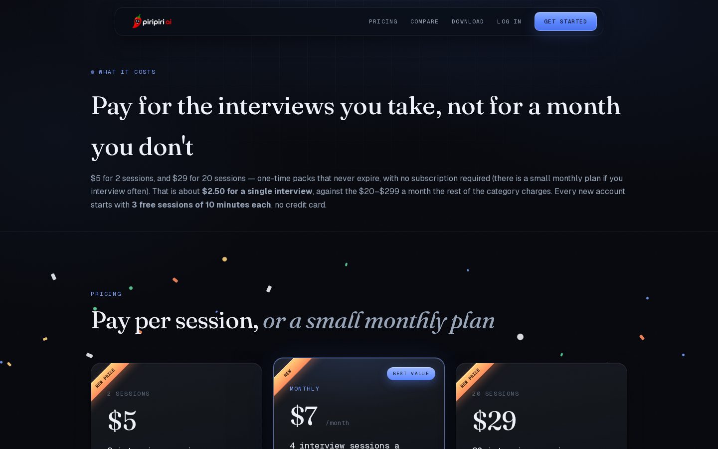 PiriPiri AI Pricing