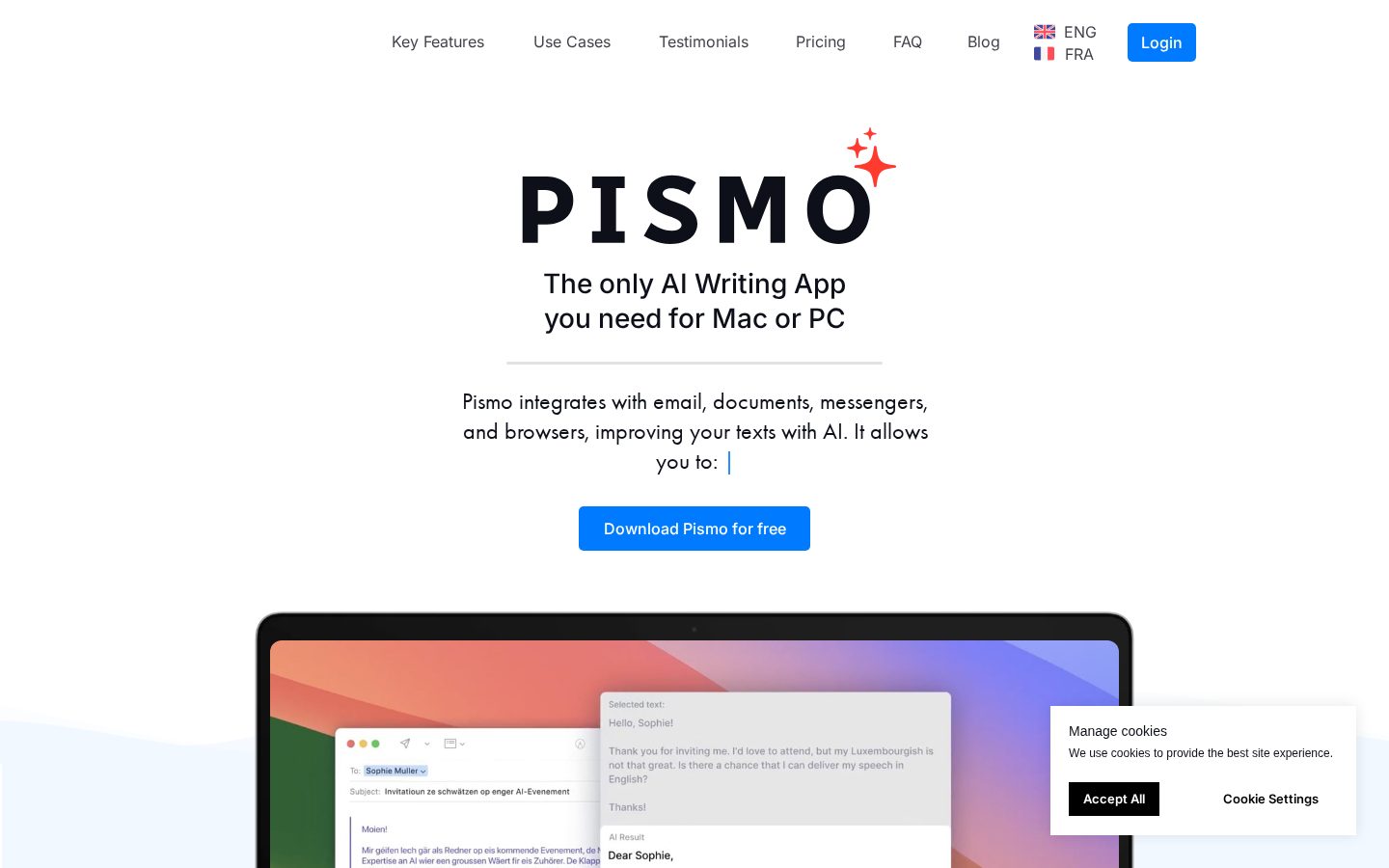Pismo Homepage