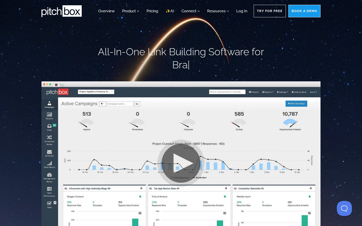 Pitchbox Homepage