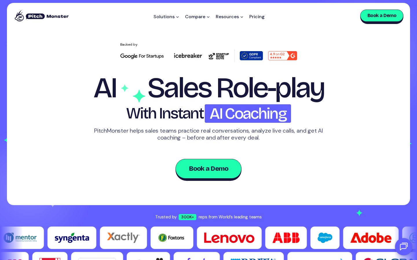PitchMonster Homepage