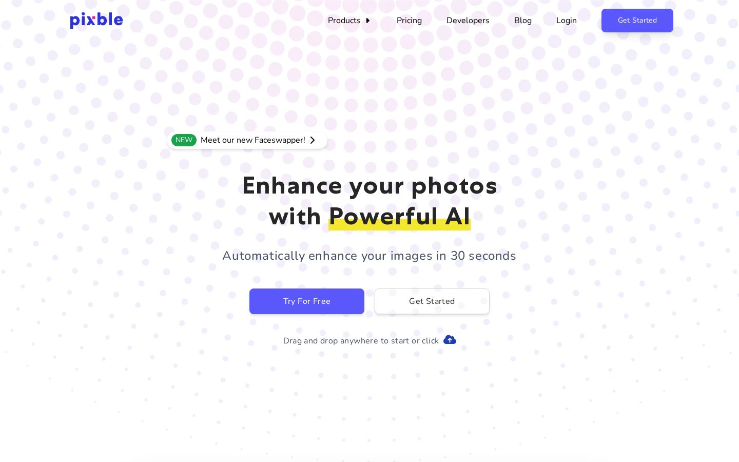 Pixble Homepage