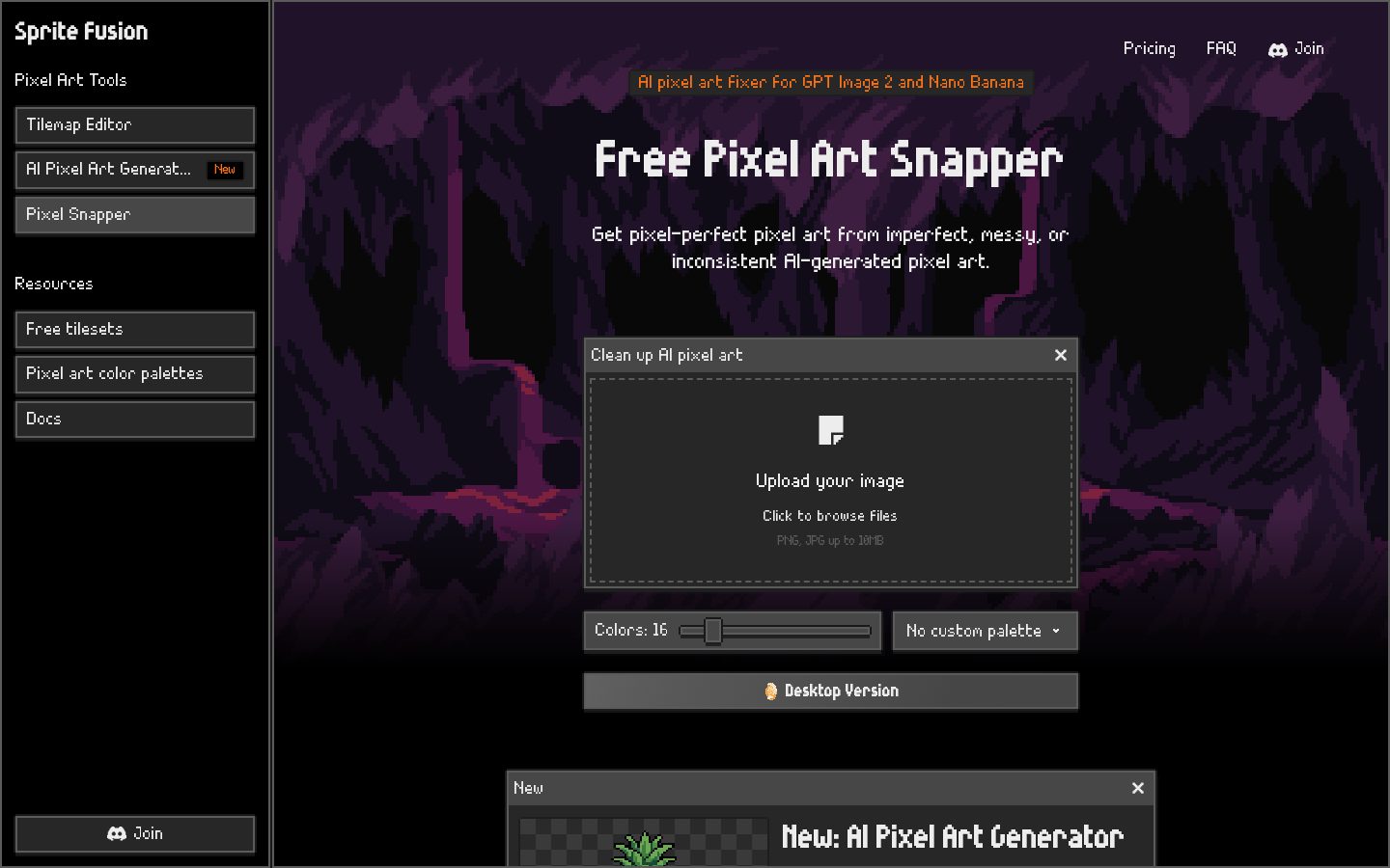 Pixel Snapper Homepage
