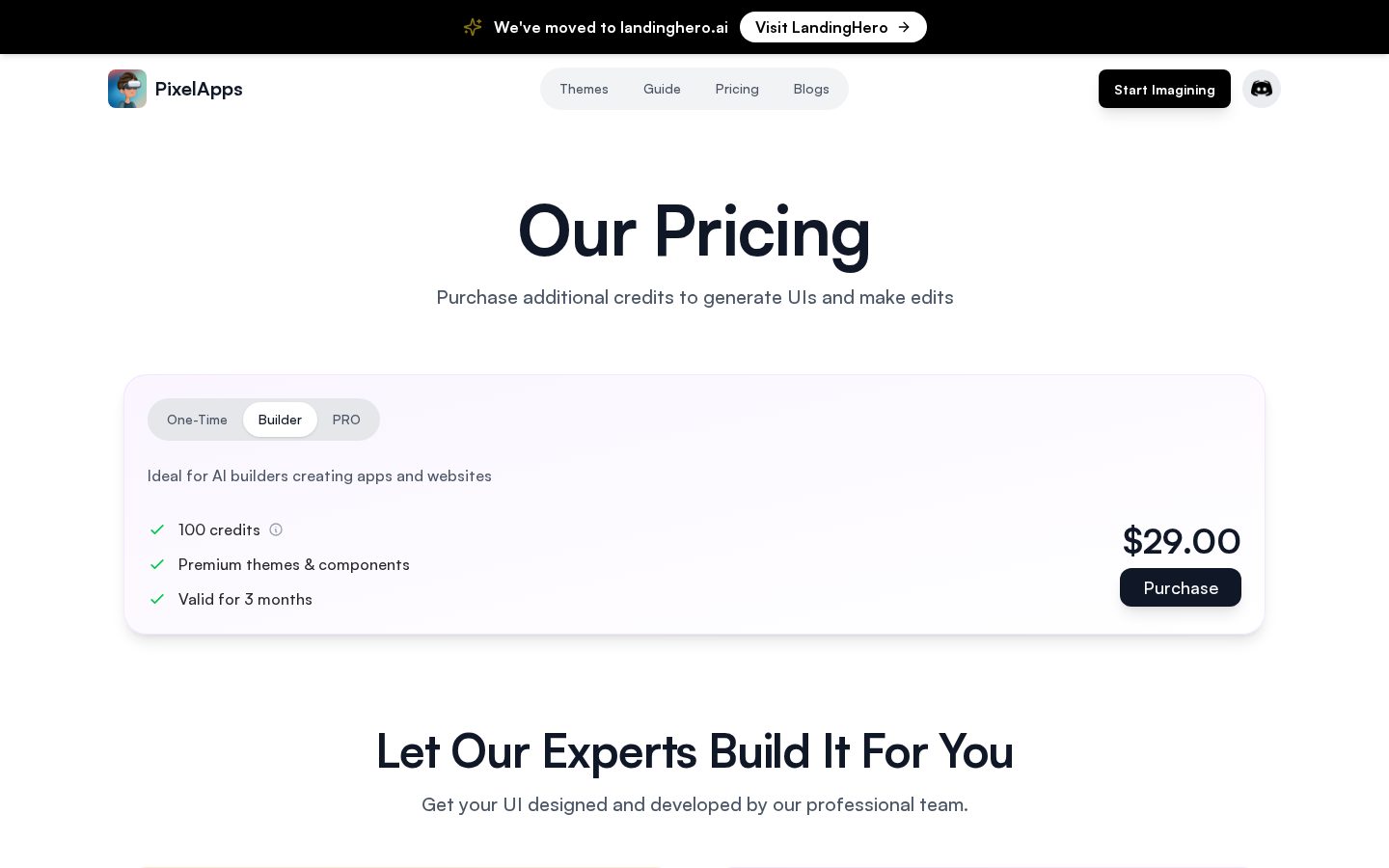 PixelApps Pricing