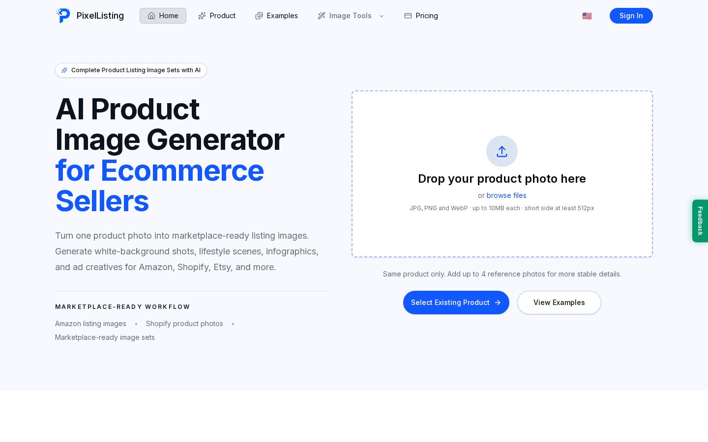 PixelListing Homepage