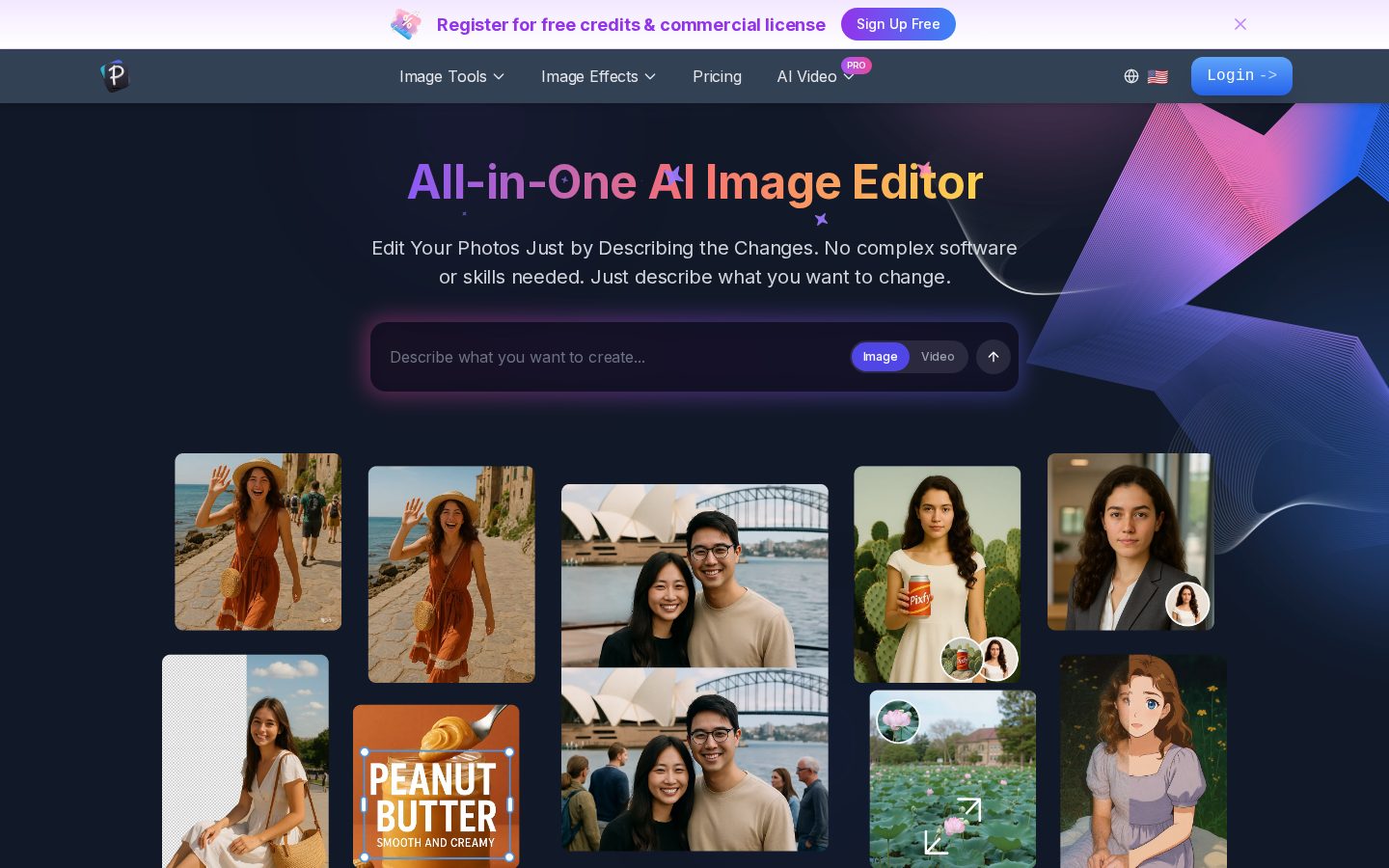 Pixfy AI Homepage