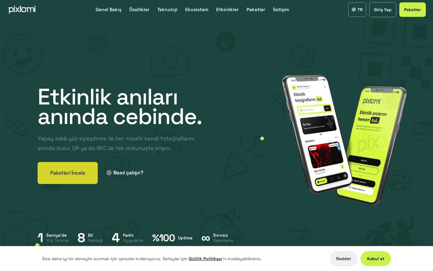 Pixlomi Homepage