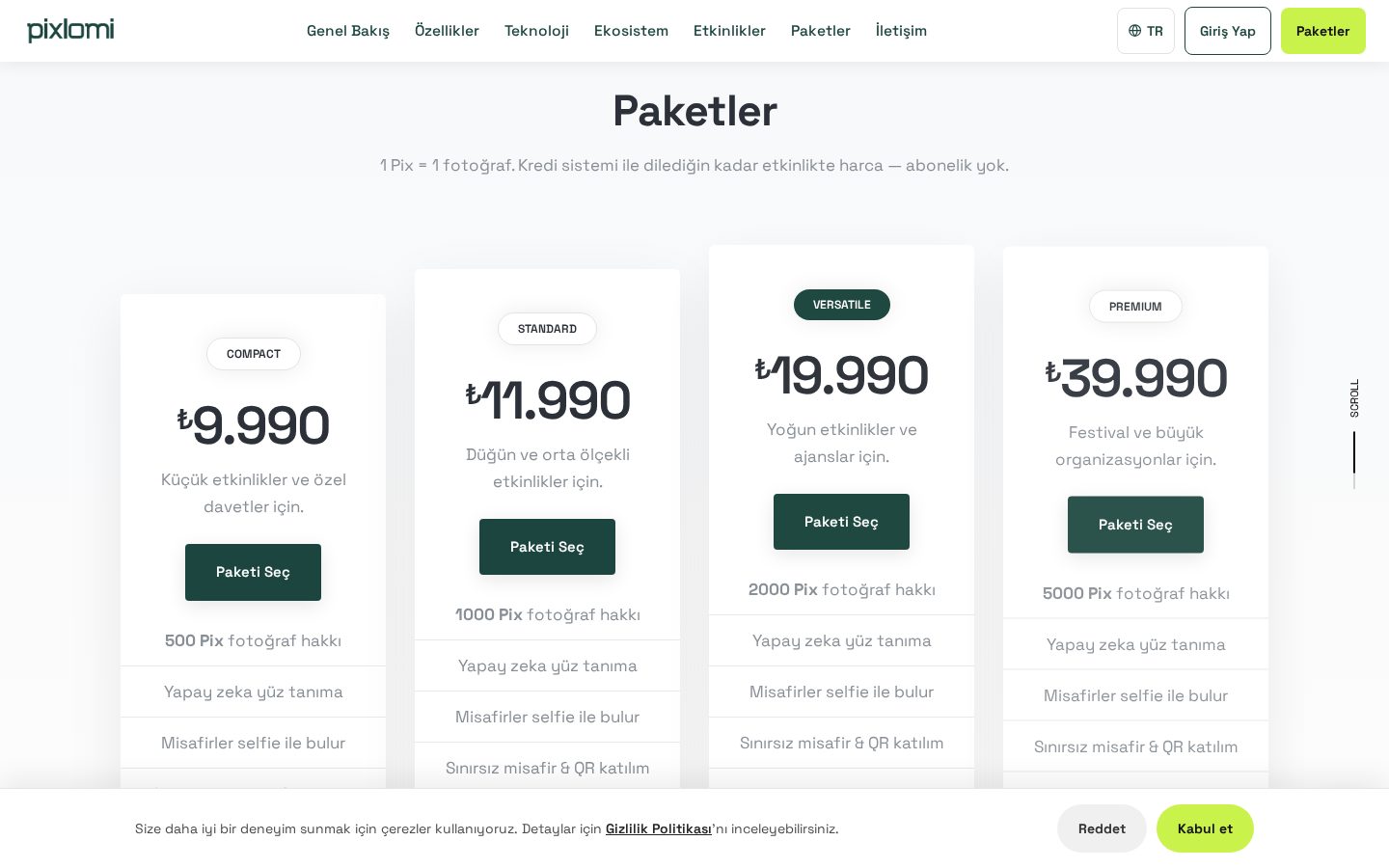 Pixlomi Pricing