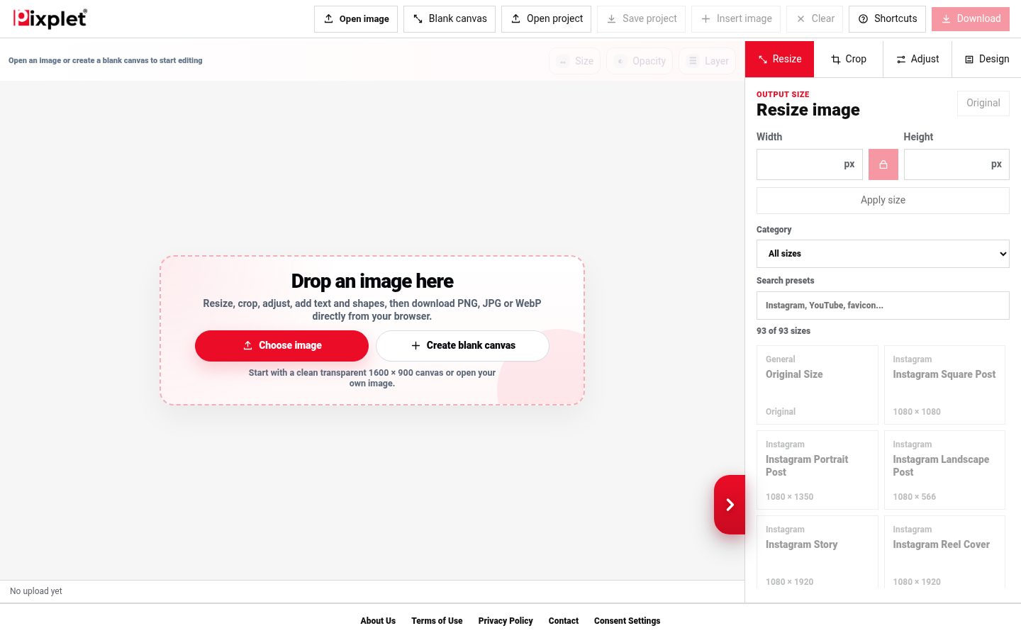 Pixplet Homepage