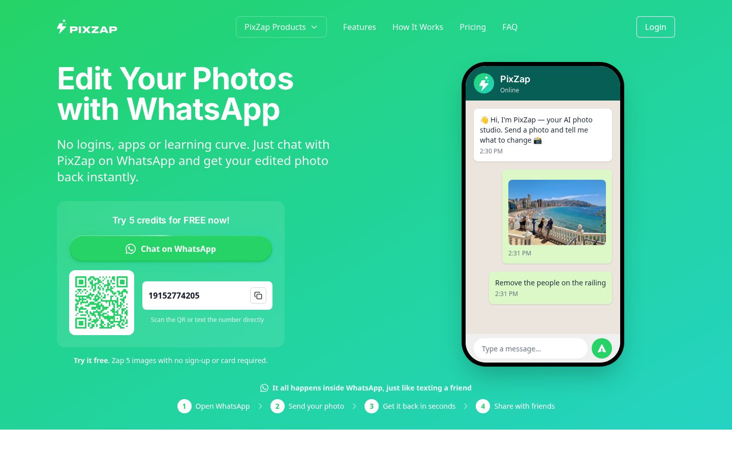 PixZap Homepage