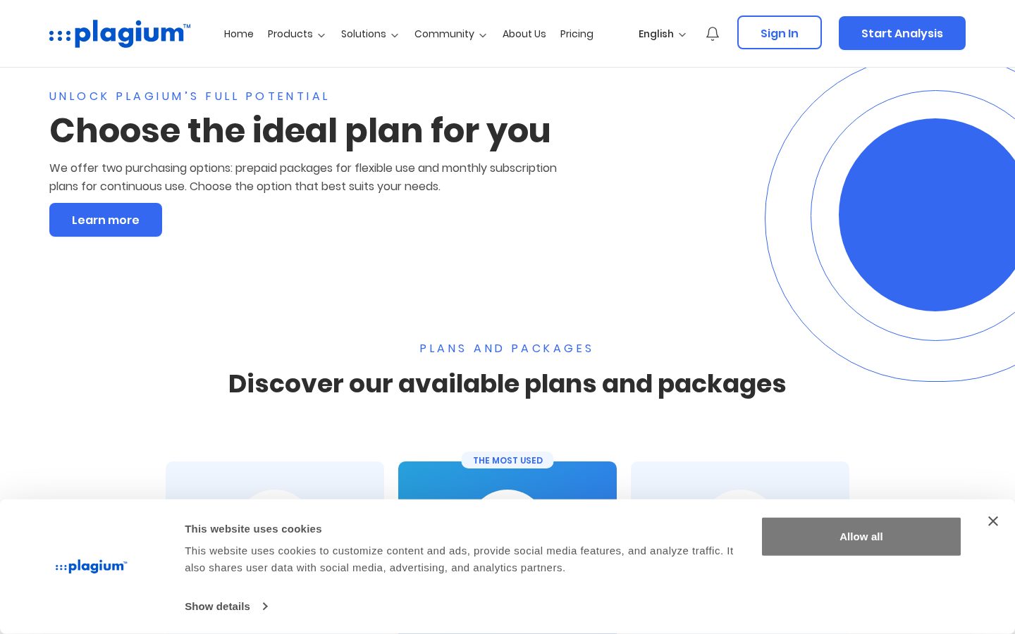 Plagium Pricing