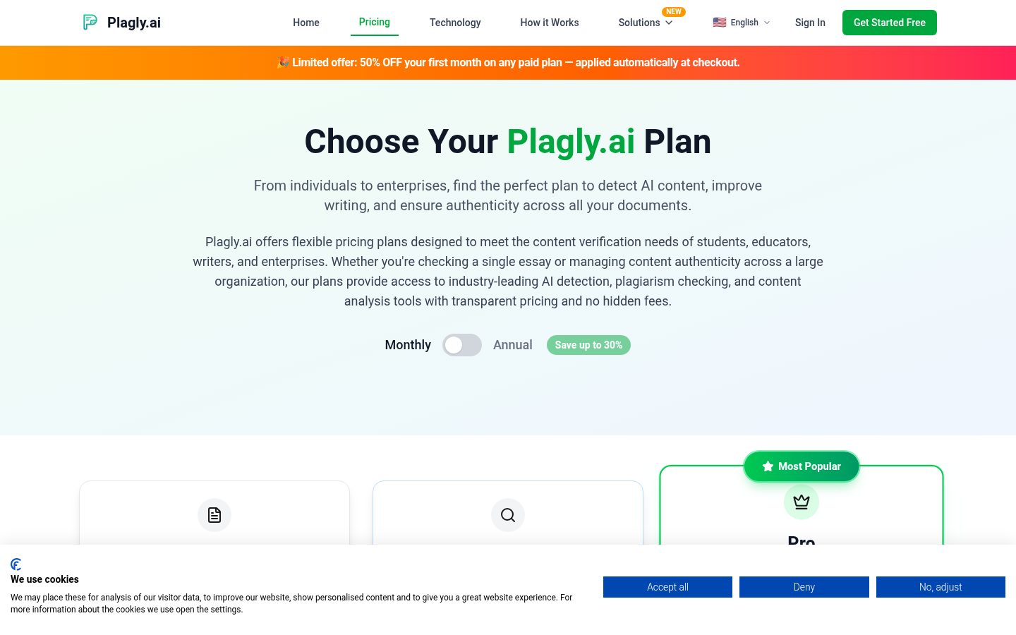 Plagly.ai Pricing