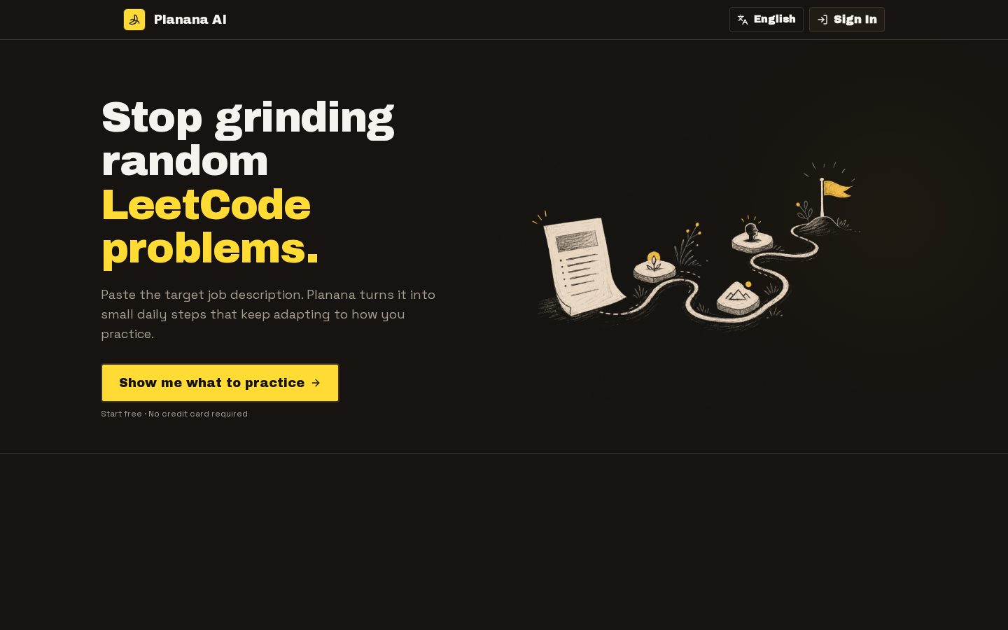 Planana AI Homepage