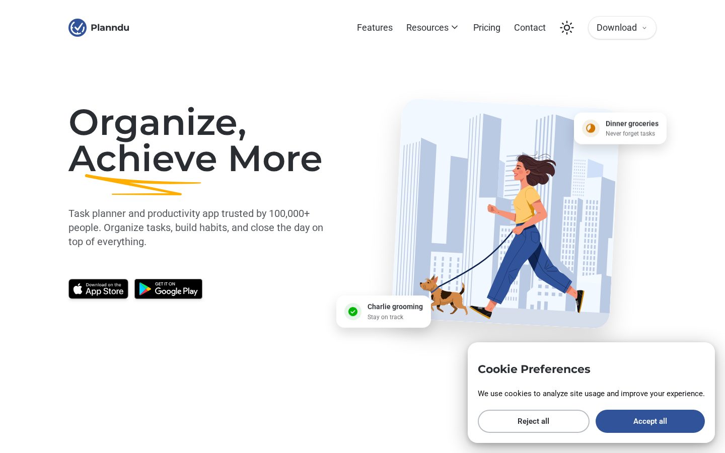 Planndu Homepage