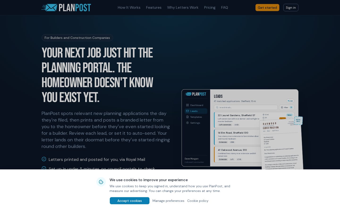 PlanPost Homepage