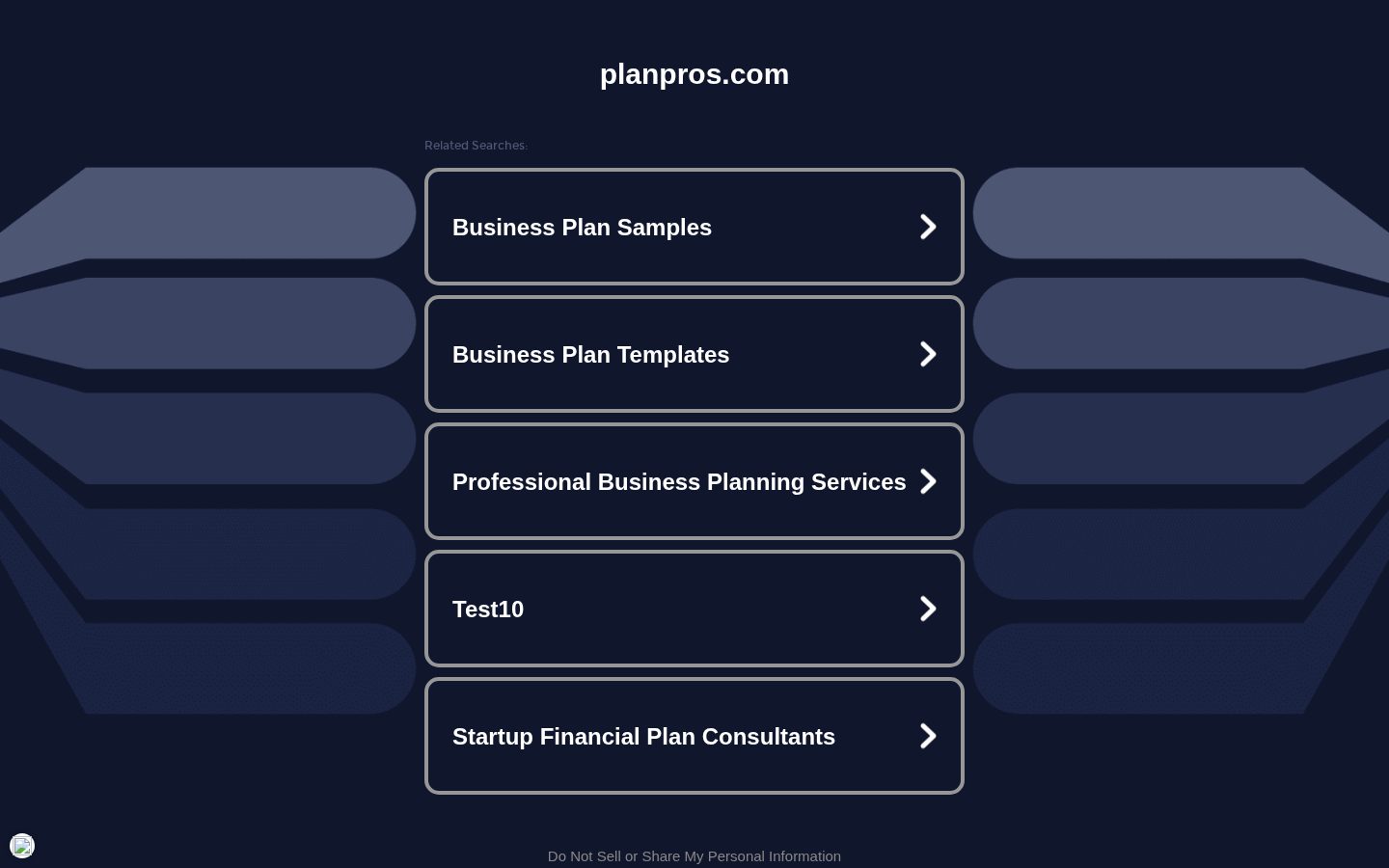 PlanPros Homepage