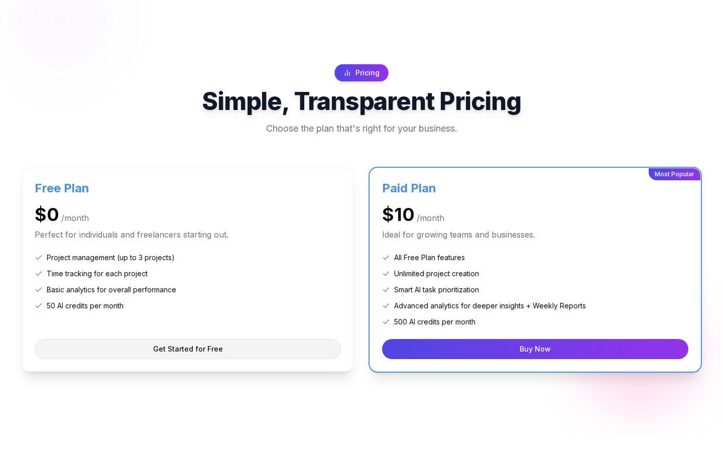 PlanWisr Pricing